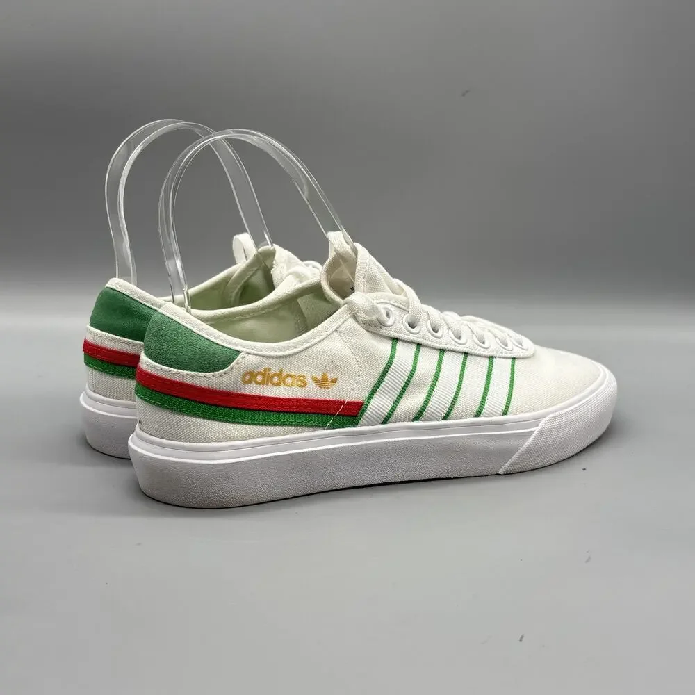 Adidas Originals Shoes Mens 7 White Canvas Seleccion Nacional Mexico Sneakers